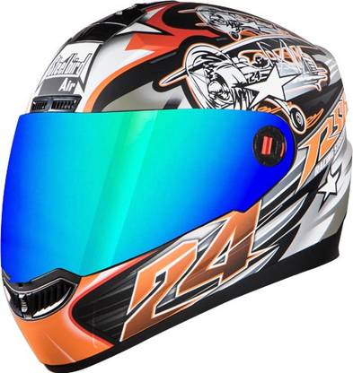 Steelbird Air Hovering Men's Bargy Design Motorbike Helmet