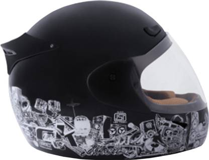 Fastrack Full Face with Visor Motorsports Helmet