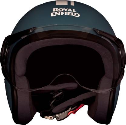 ROYAL ENFIELD Thick and Thin Stripe Motorbike Helmet