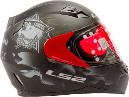 LS2 Commander Motorbike Helmet