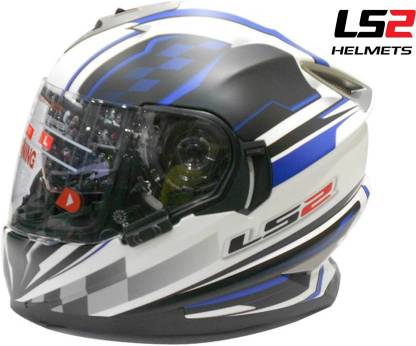 LS2 Ff302 DeCor Plaid Motorsports Helmet