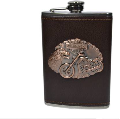 Grind Sapphire Harley Davidson Hip Flask