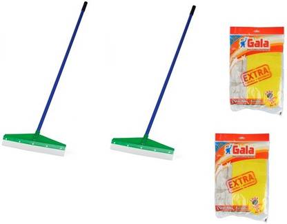 GALA Leader wiper Set of 2 with Floor cloth Set of 2 combo set Mop Set