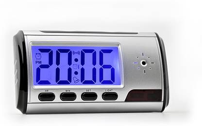 mdskart Digital Alarm Clock Video audio DVR Hidden,SPY Camera Security Camera
