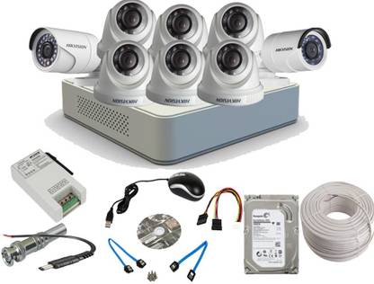 HIKVISION DS7108HGHI-F1, DS-2CE56C0T-IRP, DS-2CE16C0T-IRP Security Camera