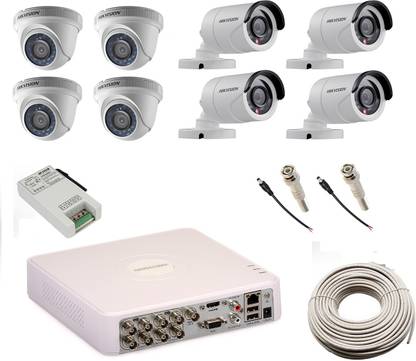 HIKVISION 4 Bullet 4 Dome and DS-7108Hghi-F1 Security Camera