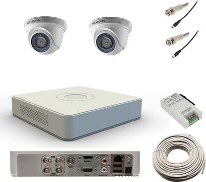 HIKVISION 2 Dome and DS-7104HWI-SH Security Camera