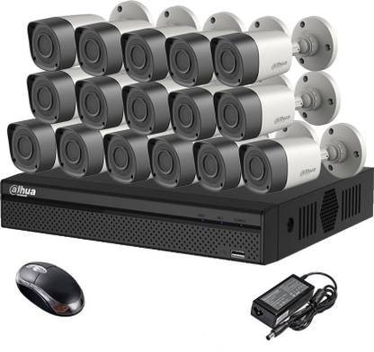 DAHUA HDCVI DH-XVR4116HS 16-CH Combo, DH-1000RP Bullet Camera 16Pcs + HDCVI DVR Security Camera