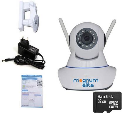 magnum elite Wireless HD CCTV Camera with 32gb Memory Card Security Camera