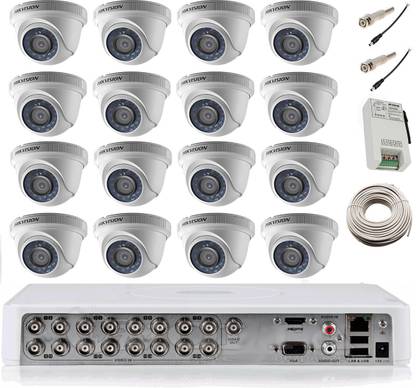 HIKVISION 16 Dome and DS-7116HWI-SH Security Camera