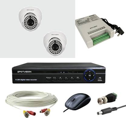 Spotvision 4Chdvr2dome1.3MP-CB Security Camera