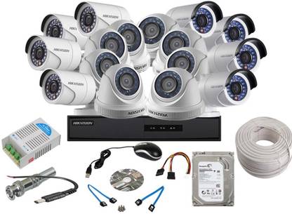 HIKVISION DS-7216HQHI-F1::DS-2CE56D0T-IRP::DS-2CE16D0T-IRP Security Camera