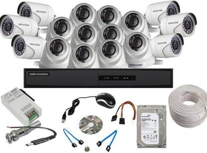 HIKVISION DS7216HGHI-F1, DS-2CE56C0T-IRP, DS-2CE16C0T-IRP Security Camera