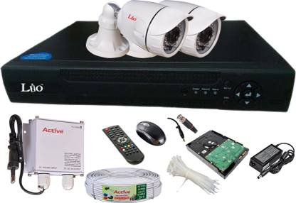 lio AHD Full Combo, 1MP AHD Bullet Camera 2pcs + CCTV Cable + 1TB HDD + Lio AHD DVR Security Camera