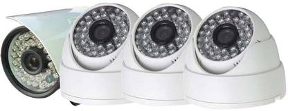NAVKAR SYSTEMS Home Security 1 Bullet 3 Dome CCTV Camera Security Camera