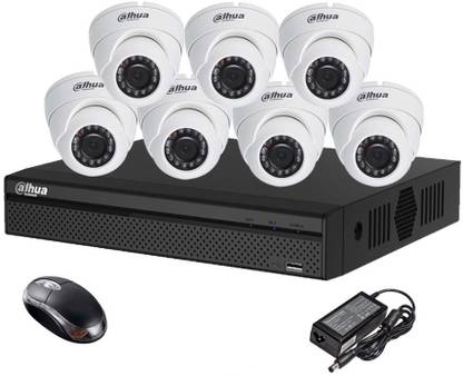 DAHUA HDCVI Combo, DH-1100RP Dome Camera 7Pcs + HDCVI DVR Security Camera