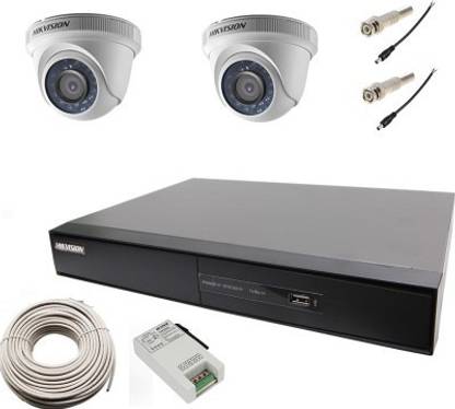 HIKVISION DS-7204HGHI-E1 and DS-2CE56C0T-IR Security Camera