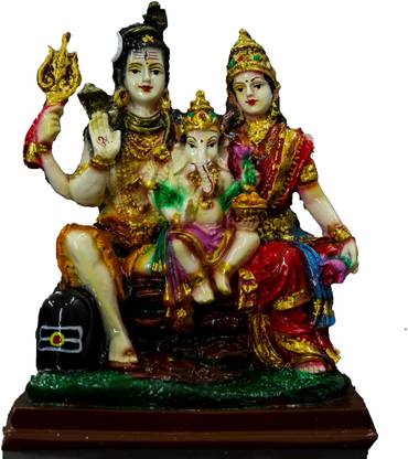 THE HOLY MART SHIV PARIWAR Engineered Wood Home Temple