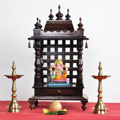 Designer Lanes Solid Wood Home Temple
