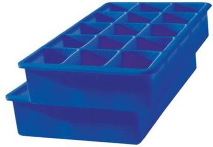 Tovolo Perfect Cube Ice Trays - Stratus Blue Blue Silicone Ice Cube Tray