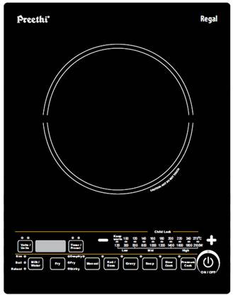 Preethi 2100 W Induction Cooktop Push Button