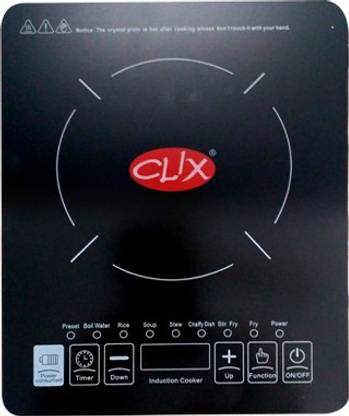 Clix 1500 W Induction Cooktop Touch Panel