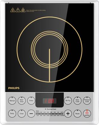 PHILIPS 2100 W Induction Cooktop Push Button