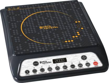 Surya Crystal 2000 W Induction Cooktop Push Button