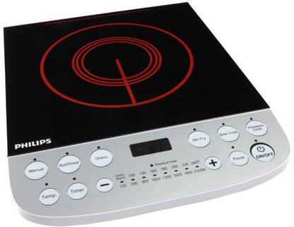 PHILIPS 2100 W Induction Cooktop Touch Panel