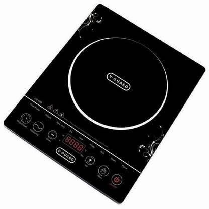V-Guard 2000 W Induction Cooktop Touch Panel