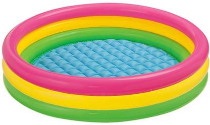 INTEX billionBAG 3ft Glow Baby Swimming Inflatable Swimming Pool
