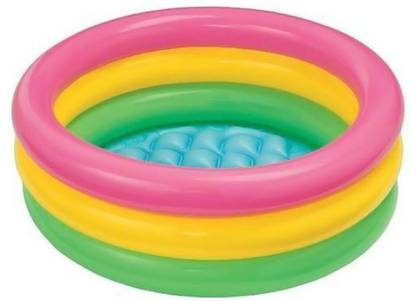 INTEX 2ft Round pool With Air pump SOD Inflatable Swimming Pool