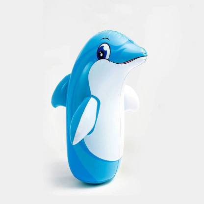 MK Intex Dolphin Hit Me 3-D Toy Inflatable HitMe Toys