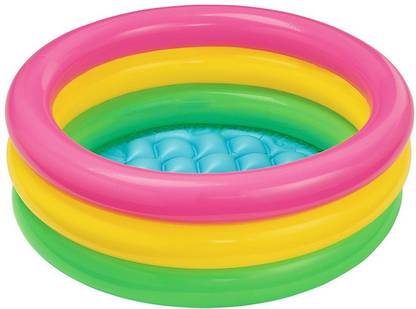 INTEX baby Pool 34*10 Inflatable Swimming Pool