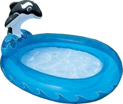 INTEX Spray N Splash Whale Inflatable Swimming Pool
