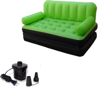 IBS Airsofa cum Bed 5 In 1 PP (Polypropylene) 3 Seater Inflatable Sofa