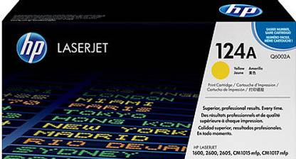 HP 124A Yellow LaserJet Toner Cartridge