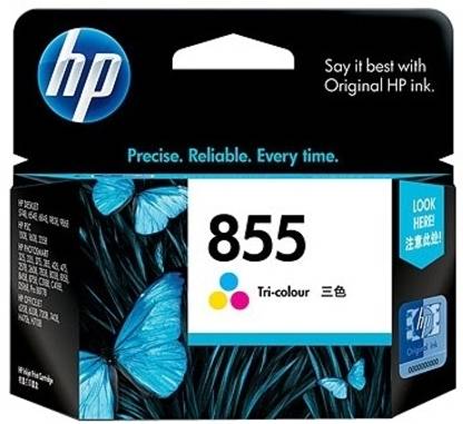 HP 855 Tricolor Inkjet Print Cartridge