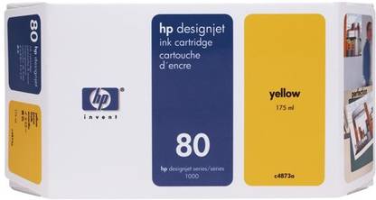 HP 80 175-ml Yellow Ink Cartridge