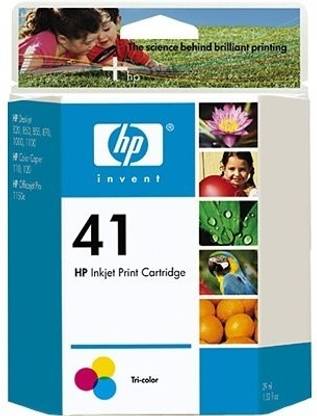 HP 41 Inkjet Print Tri-Color Ink Cartridge