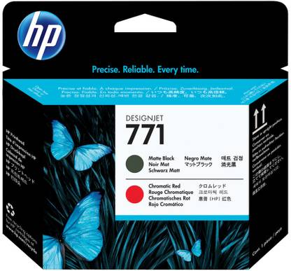 HP 771 Matte Black/Chromatic Red Designjet Printhead