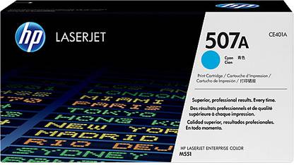 HP 507A Cyan LaserJet Toner Cartridge