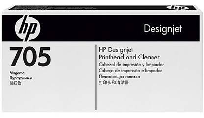 HP 705 Magenta Printhead and Cleaner