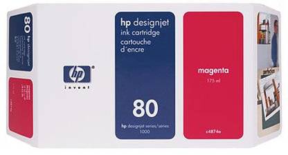 HP 80 350 ml Magenta Ink Cartridge