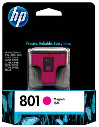 HP 801 Magenta Ink Cartridge