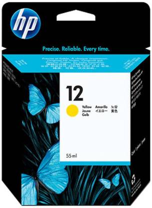 HP 12 Yellow Ink Cartridge