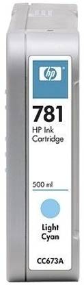 HP 781 500-ml Light Cyan Ink Cartridge