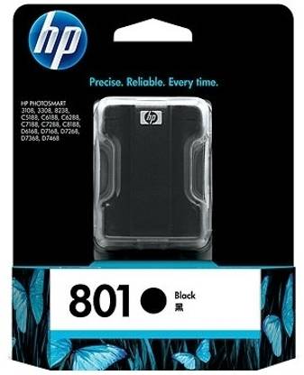 HP 801 Black Ink Cartridge