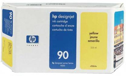 HP 90 225-ml Yellow Ink Cartridge