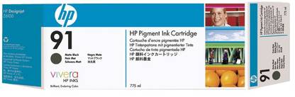 HP 91 3 pack 775 ml Matte Black Ink Cartridges